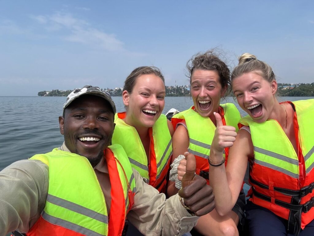 Boat tour on Lake kivu Gisenyi coast