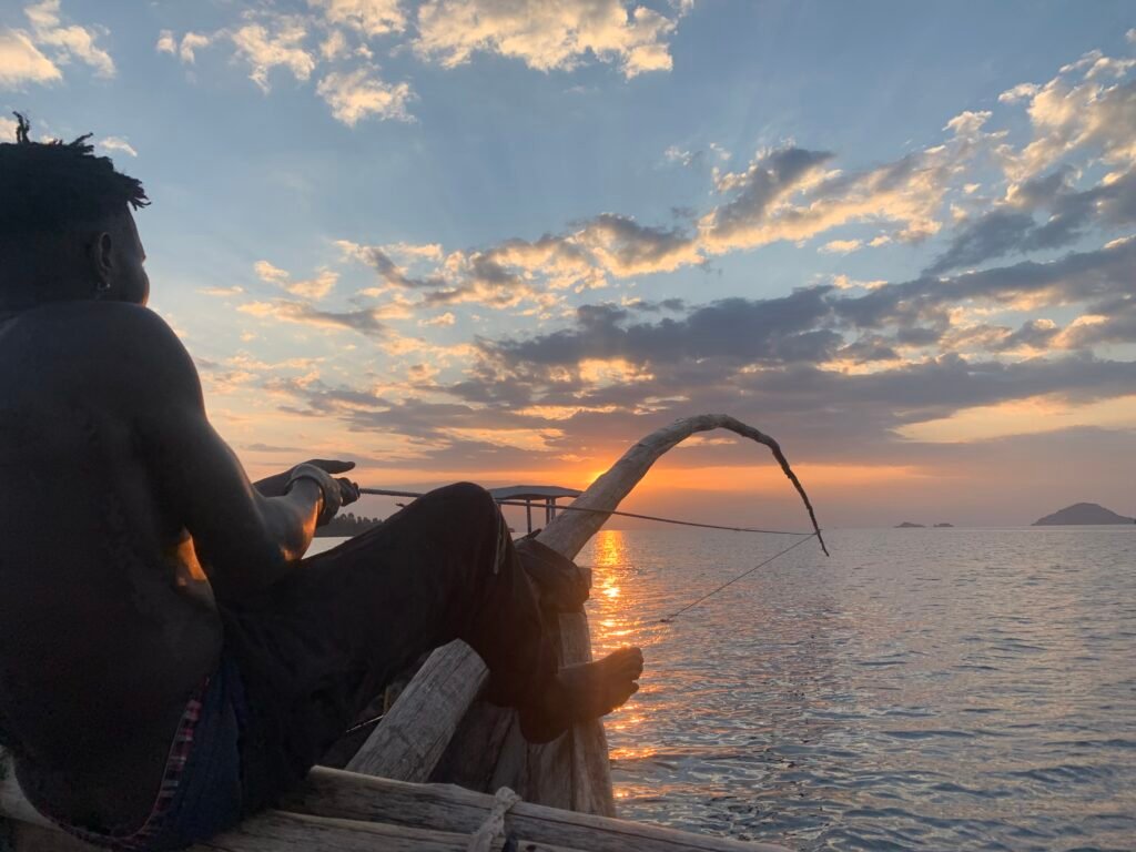 Nigh fishing and Sunset in Lake Kivu, what to do in Rwanda