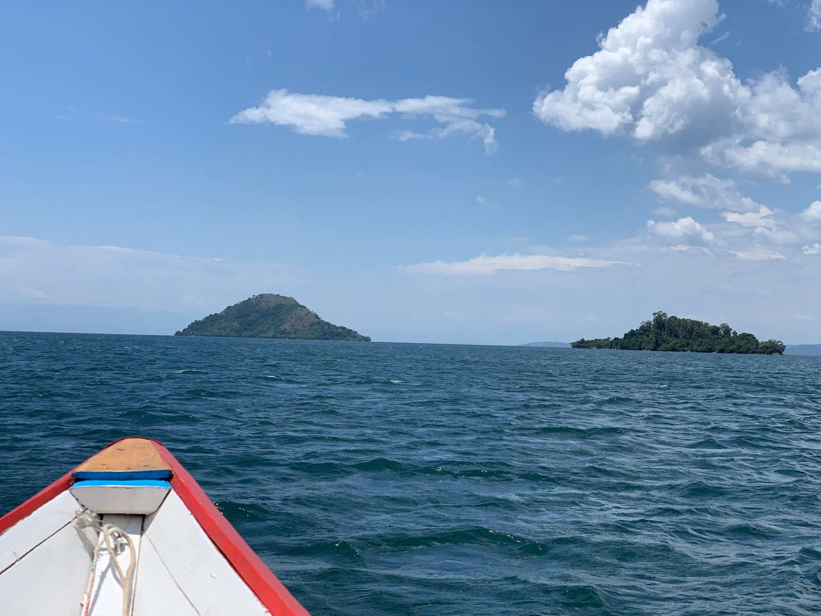 Tour on lake kivu