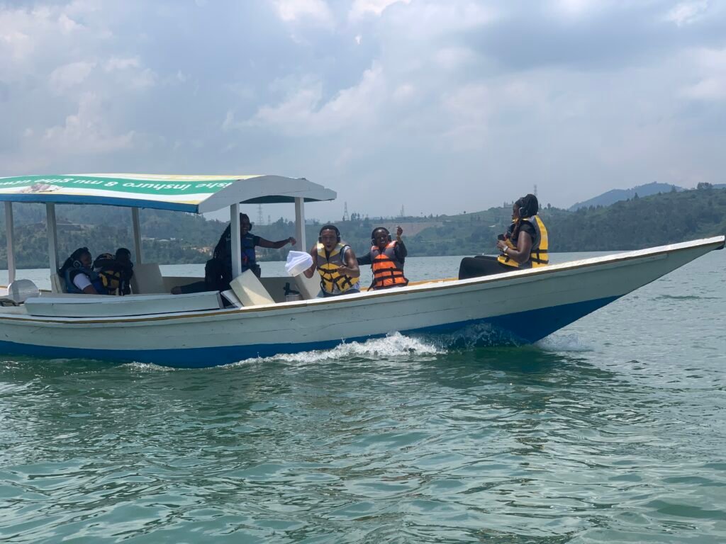 Boat tour on Lake kivu