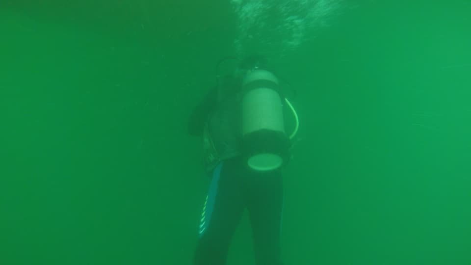 Discover diving in Lake Kivu, Rwanda. Learn about safe depths, fish species, night diving with lights,