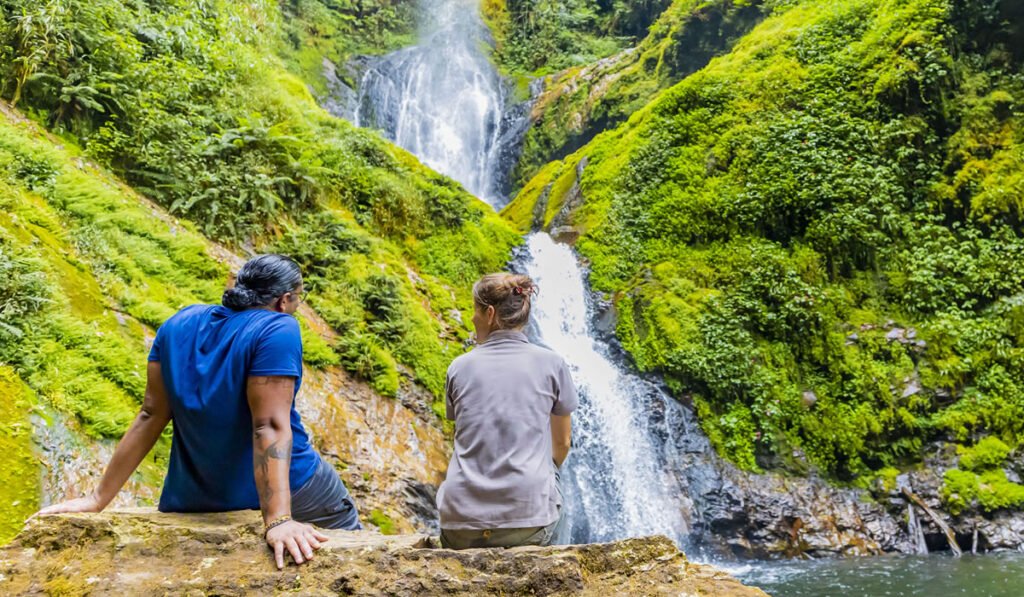 Waterfall hiking trail in Nyungwe national park
