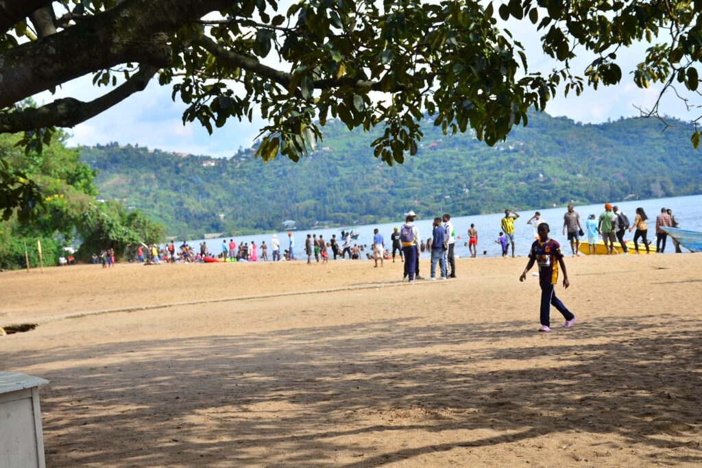 Gisenyi Public beach in Rwanda