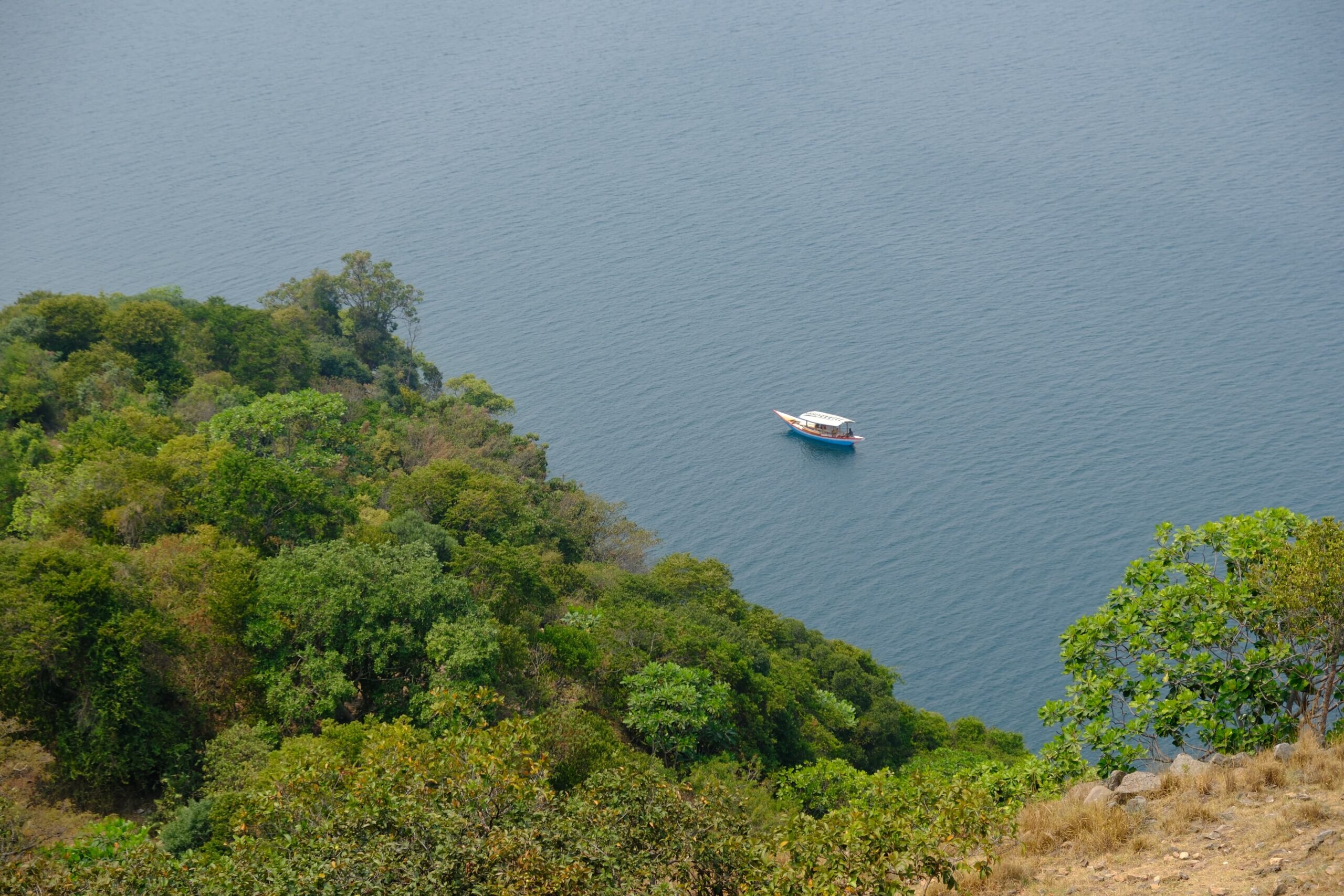 Exploring Napoleon Island and enjoying the views from the top of one of Lake Kivu’s interesting islands.